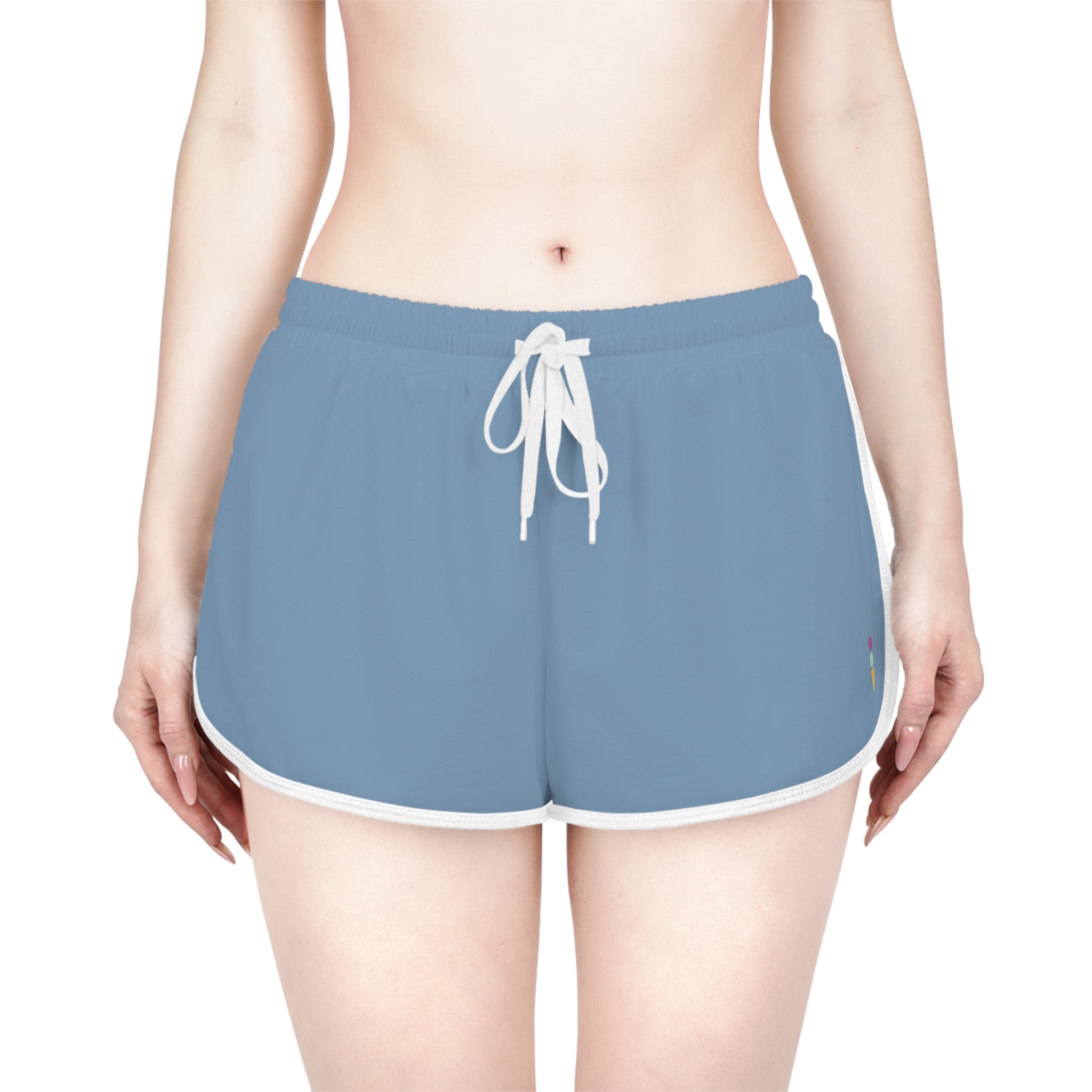 Relaxed Shorts - Signature Scoops Logo, GWear Retro Shorts in "Mirtillo" Color
