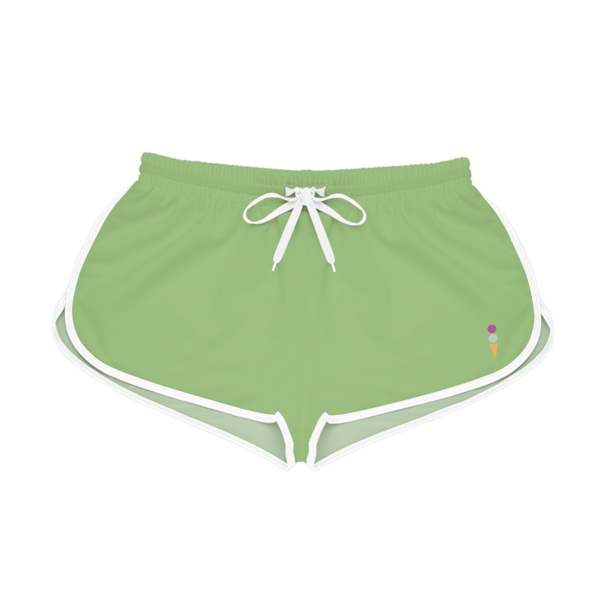 Relaxed Shorts - Signature Scoops Logo, GWear Retro Shorts in "Menta" Color