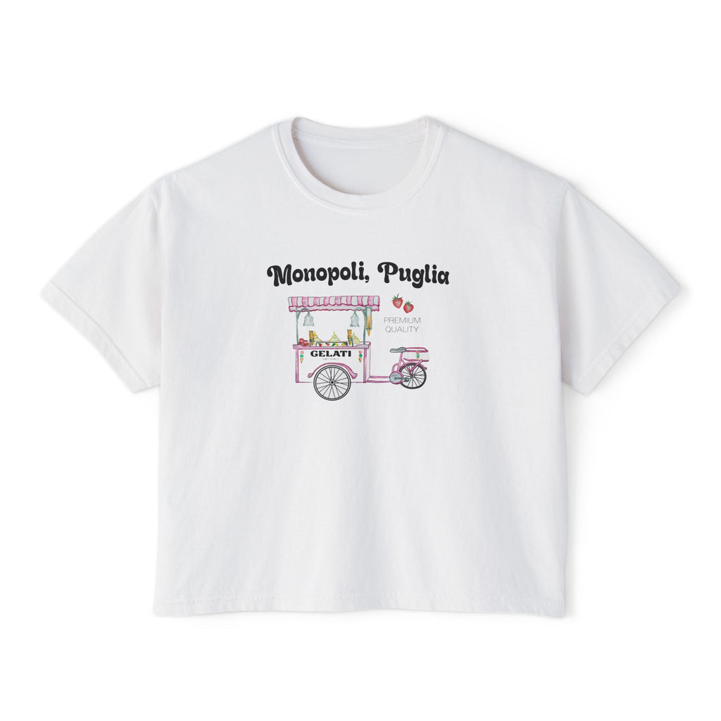 Monopoli, Puglia Gelati Cart Tshirt