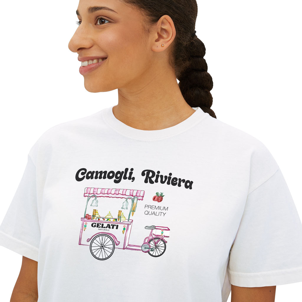 Camogli Riviera Gelati Cart Tshirt