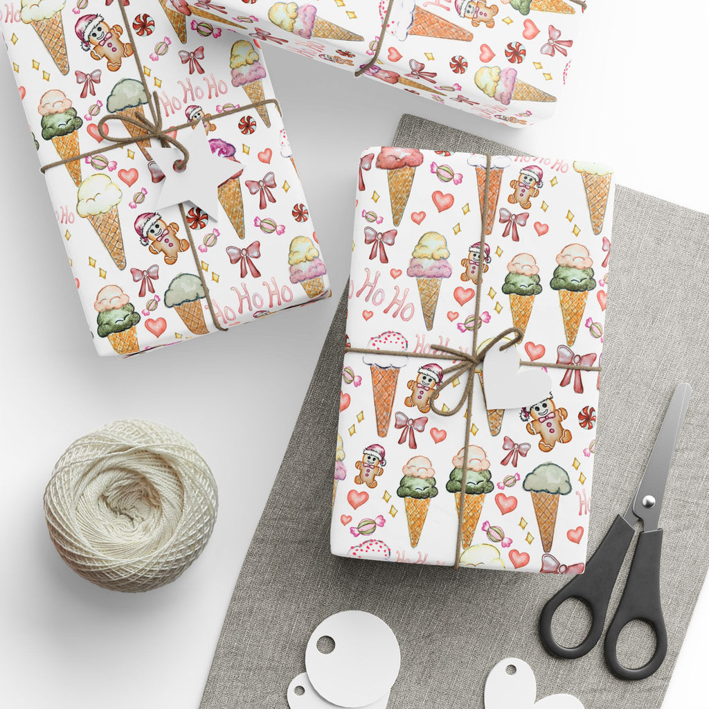 Gelato Christmas wrapping Paper