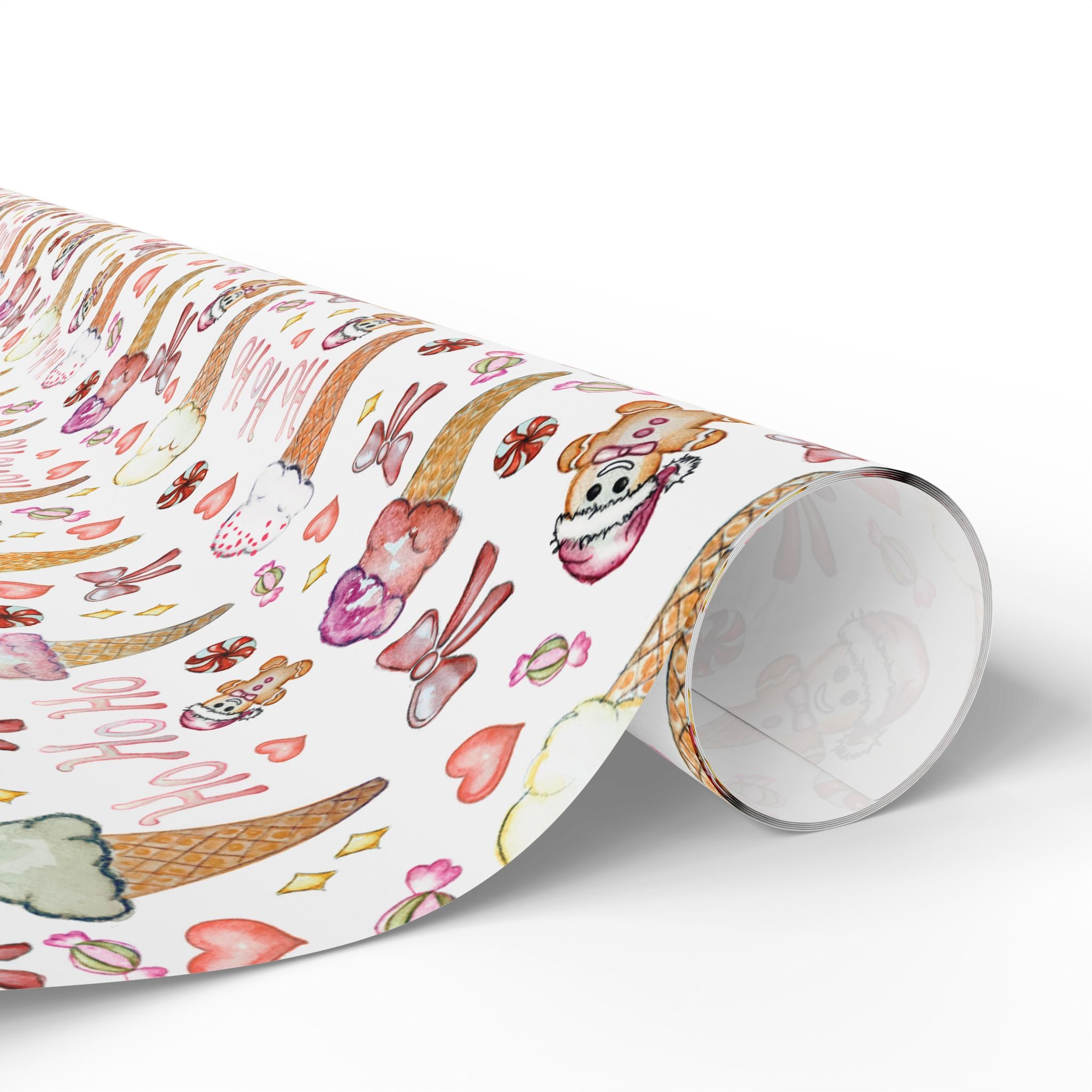 Gelato Christmas wrapping Paper