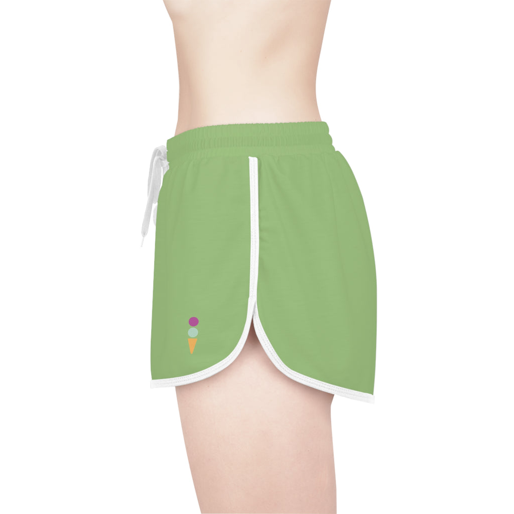 Relaxed Shorts - Signature Scoops Logo, GWear Retro Shorts in "Menta" Color