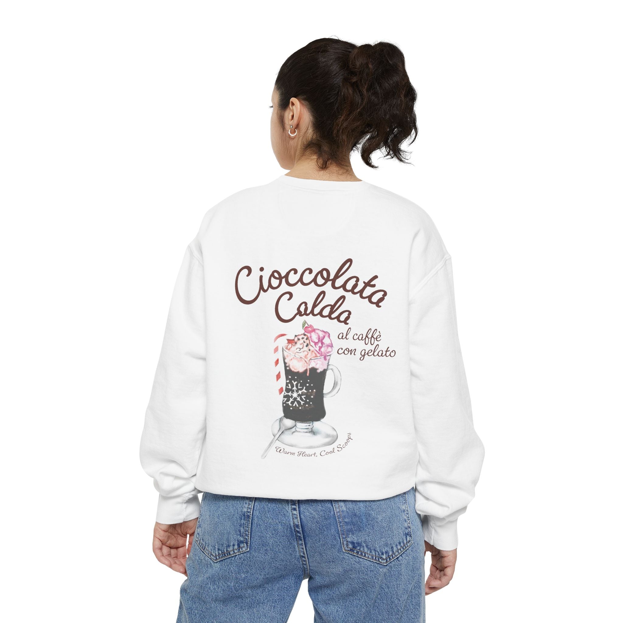 Cioccolata Calda Al Caffe Con Gelato Unisex Sweatshirt