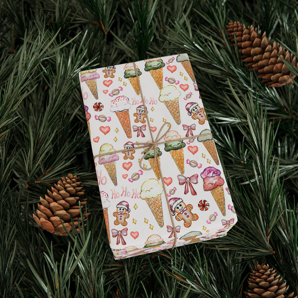 Gelato Christmas wrapping Paper