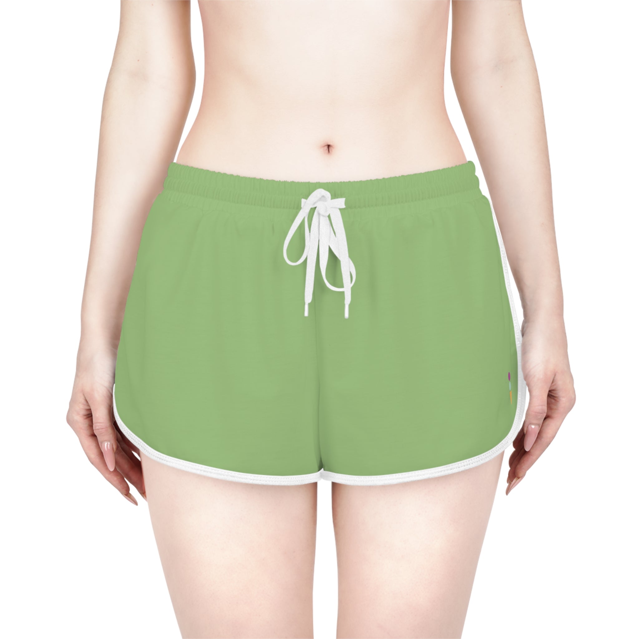 Relaxed Shorts - Signature Scoops Logo, GWear Retro Shorts in "Menta" Color