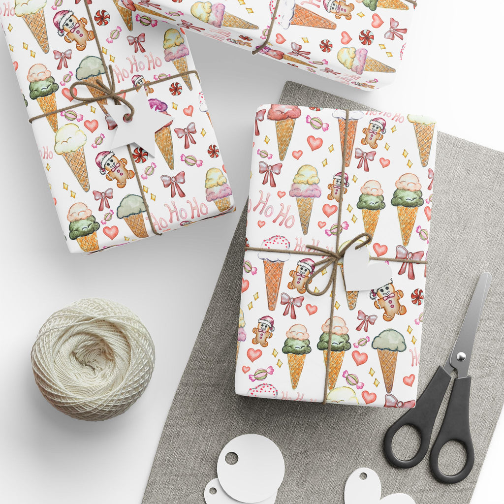 Gelato Christmas wrapping Paper