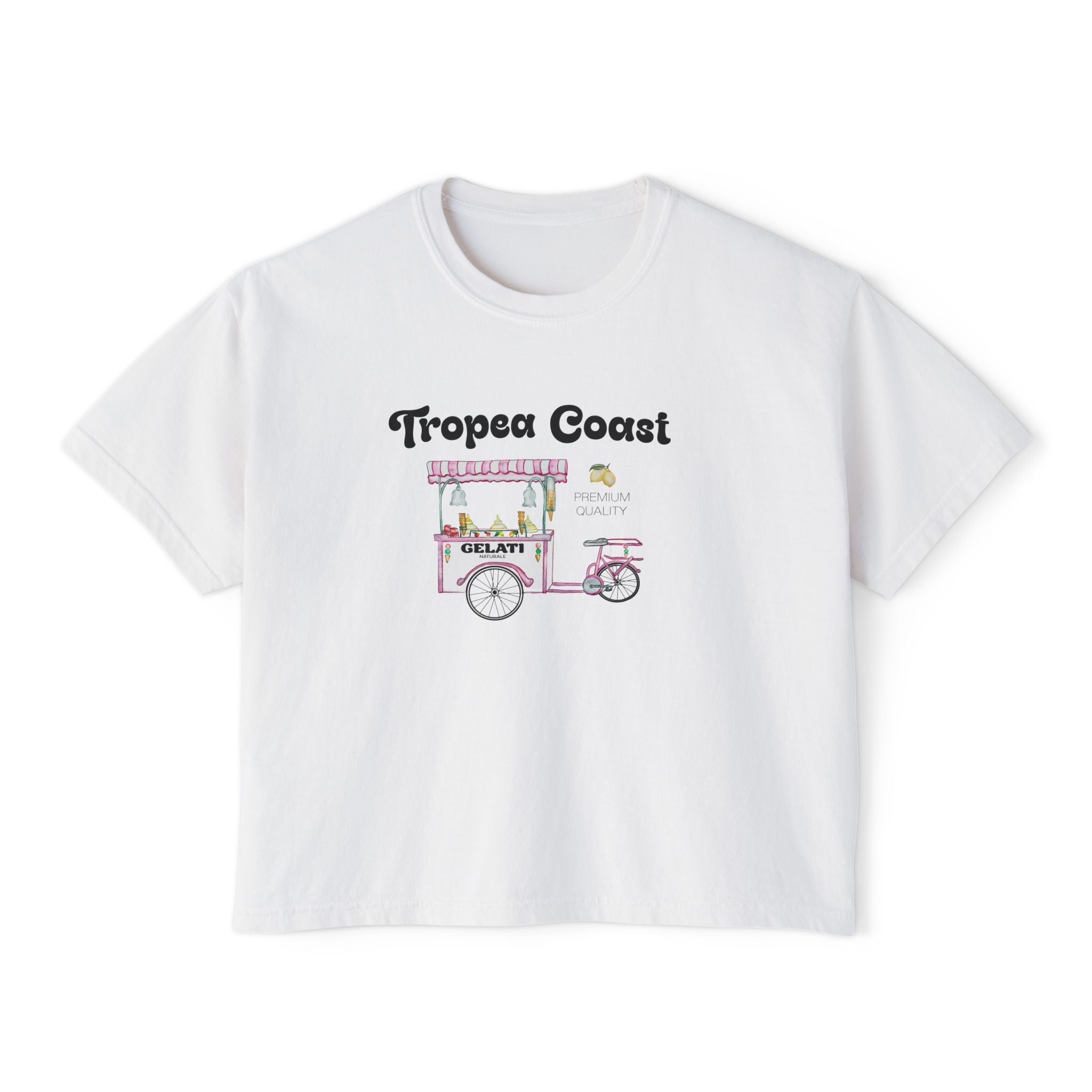 Tropea Coast Gelati Cart Tshirt
