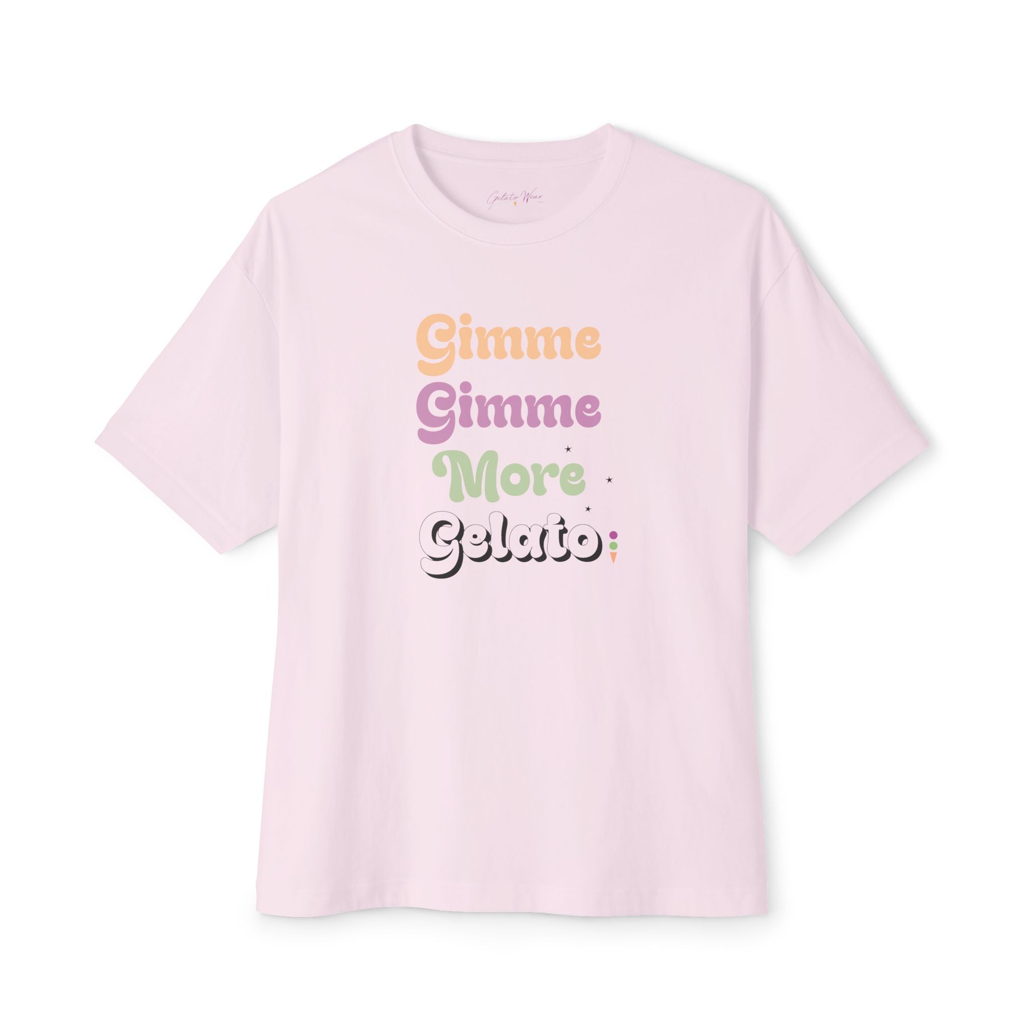 Retro Pastel “The Vibes of Brittney” Oversized Boxy Tee