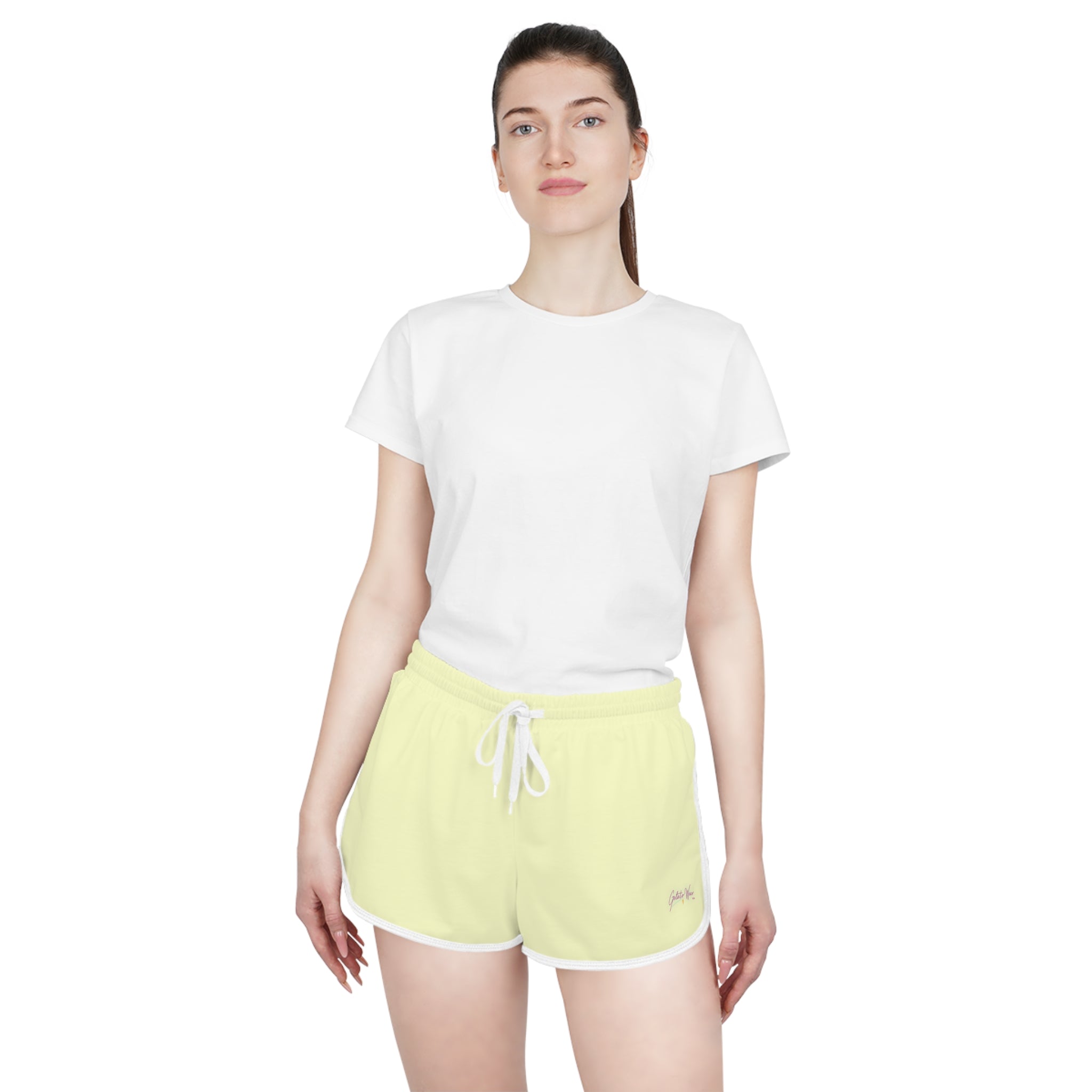 Relaxed Shorts - Signature GWear Retro Shorts in "Limone" Color