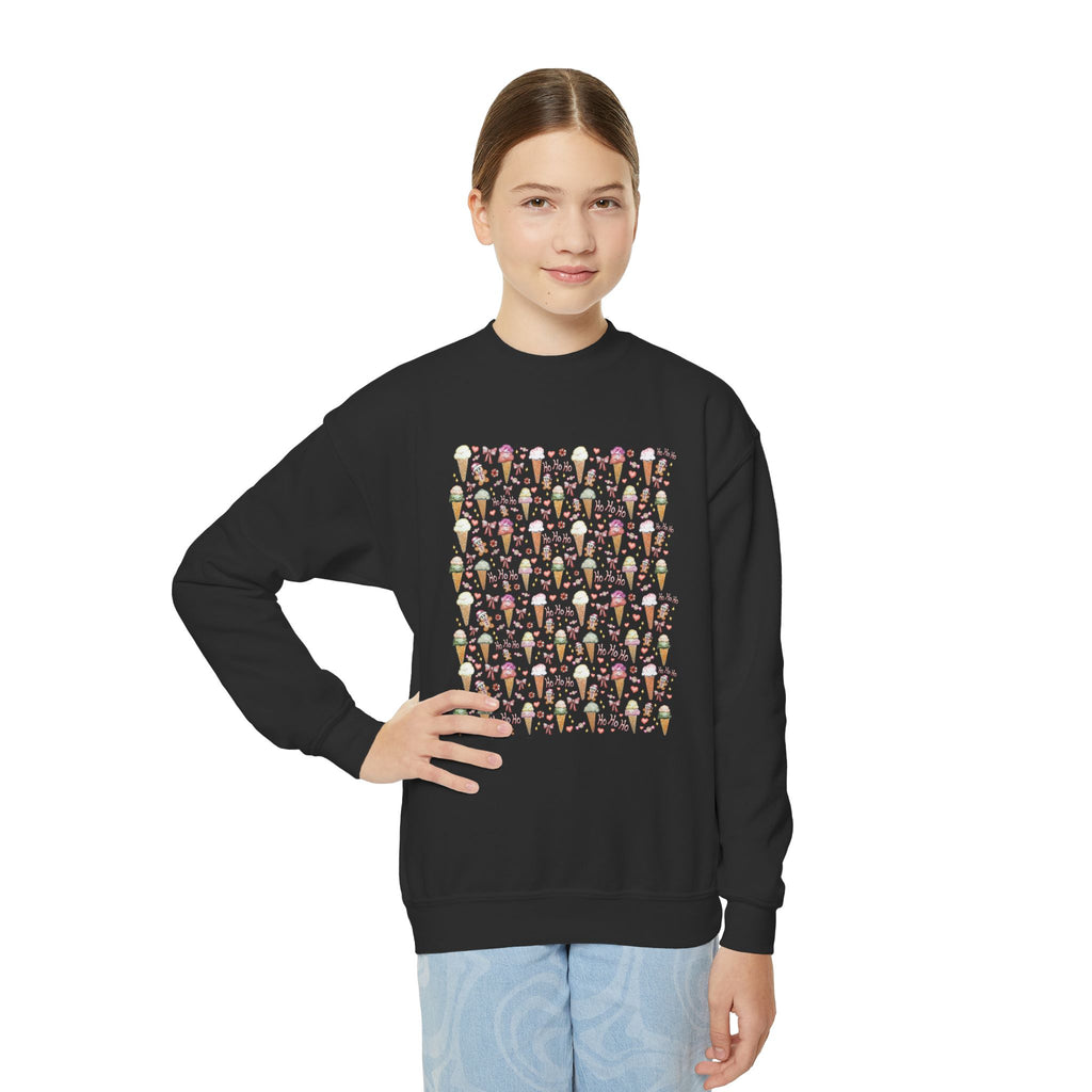 Christmas Gelato Wrapping Paper Crewneck  Sweatshirt