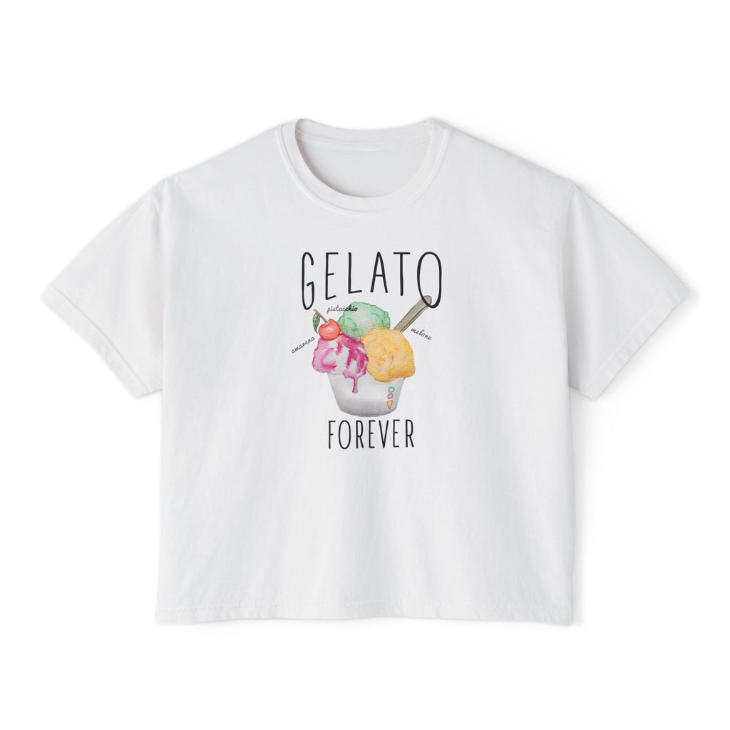Gelato Forever Cotton T-shirt - Unisex Tee Designed in Italy