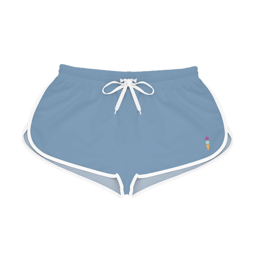 Relaxed Shorts - Signature Scoops Logo, GWear Retro Shorts in "Mirtillo" Color