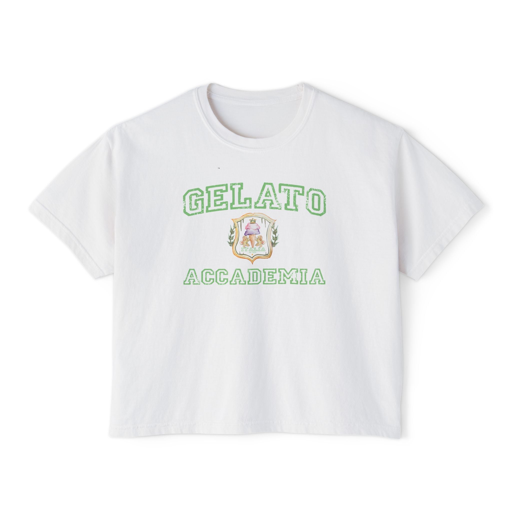 Oversized Tee - Preppy Gelato Accademia Classic Design