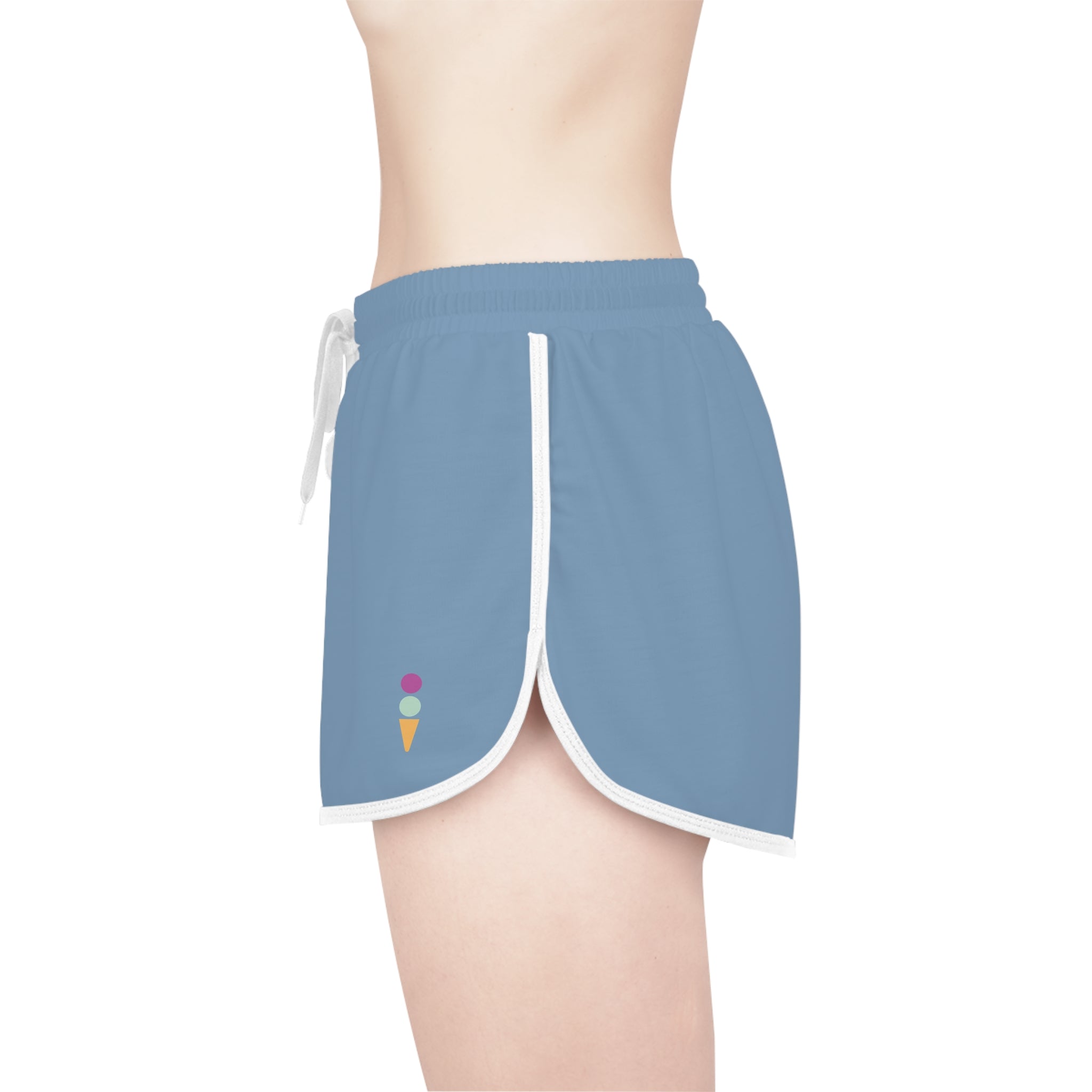 Relaxed Shorts - Signature Scoops Logo, GWear Retro Shorts in "Mirtillo" Color