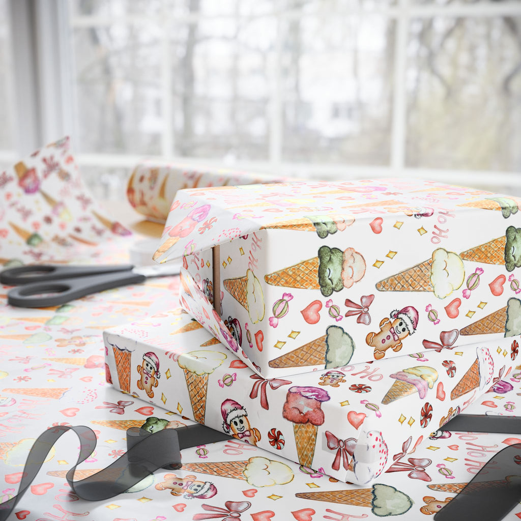 Gelato Christmas wrapping Paper